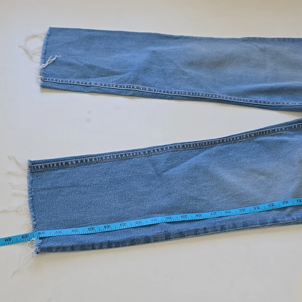 GRLFRND Reed High Rise Slim Crop Jeans Holding